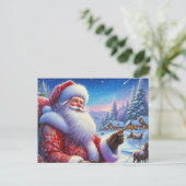 サンタクロース05 ポストカード (スタンド正面)