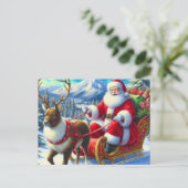 サンタクロース08 ポストカード (スタンド正面)