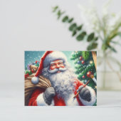 サンタクロース09 ポストカード (スタンド正面)