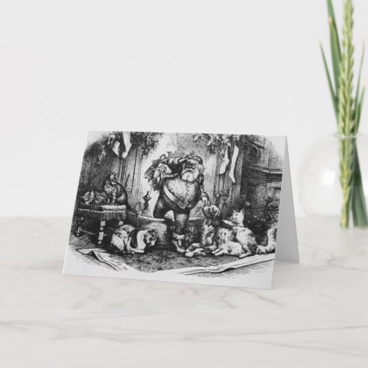 サンタクロース1872年の来ること シーズンカード (正面)