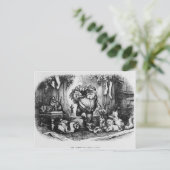 サンタクロース1872年の来ること シーズンポストカード (スタンド正面)