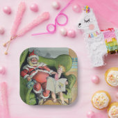 サンタクロース1896ホリデー紙プレート ペーパープレート (パーティー)