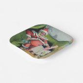 サンタクロース1896ホリデー紙プレート ペーパープレート (傾斜あり)