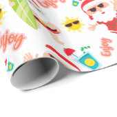 サンタクロース7月のクリスマス ラッピングペーパー (ロールコーナー)