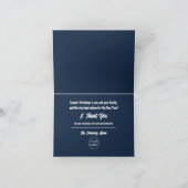 サンタクロース、あなたはサンタスティック、季節労働者 サンキューカード (内部)