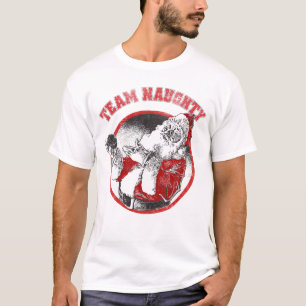 サンタクロース-いけないチーム Tシャツ