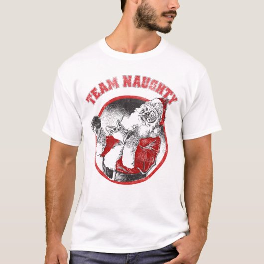 サンタクロース-いけないチーム Tシャツ (正面)