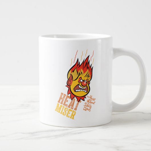 サンタクロース™の熱気取り除かれた年 ジャンボコーヒーマグカップ (右)