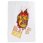 サンタクロース™の熱気取り除かれた年 ミディアムペーパーバッグ (裏面)