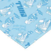 サンタクロース™の雪隠しパターンのない年 テーブルクロス (アングル)