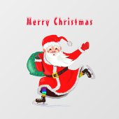 サンタクロース – みんなのためのギフト – Merry Christmas ウィンドウサイン (シート)