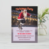 サンタクロース アイススケート 招待状 (スタンド正面)