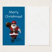 サンタクロース・アメリカンフットボール選手 (正面&裏面)