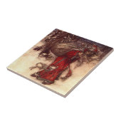 サンタクロース・アーサー・ラッカム タイル (側面)