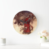 サンタクロース・アーサー・ラッカム ラージ壁時計 (ホーム)