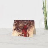 サンタクロース（アーサー・ラッカム） 招待状 (裏面)