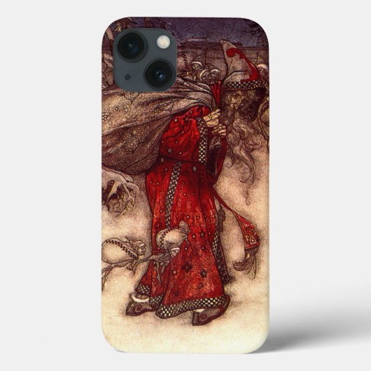 サンタクロース・アーサー・ラッカム Case-Mate iPhoneケース (裏面)