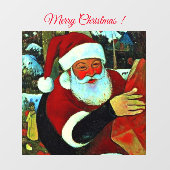 サンタクロース ウィンドウサイン (シート)