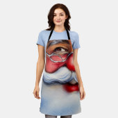 サンタクロース エプロン (着用した状態)