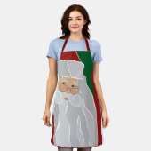 サンタクロース エプロン (着用した状態)