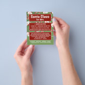 サンタクロース・エンターテイナー広告ズ・サンタキャンディ チラシ (手)
