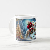サンタクロース・エンチャント・ライド、クライストマス・マグカップ、マグカップ、 コーヒーマグカップ (正面左)