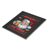 サンタクロース カップル クリスマス タイル (側面)