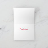 サンタクロース カード (内部)