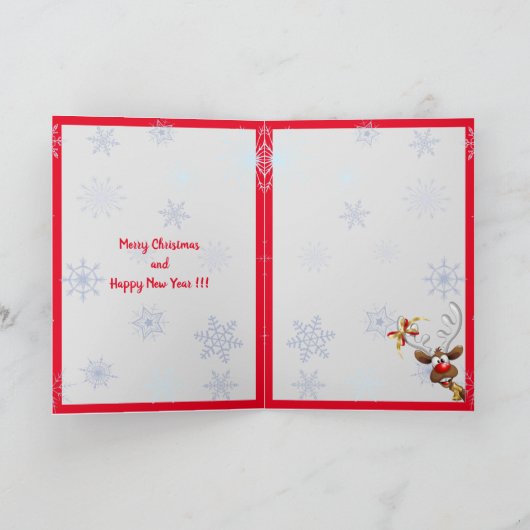 サンタクロース カード (内部)