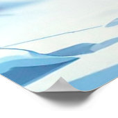 サンタクロース&ガールと抱き枕 ポスター (角)