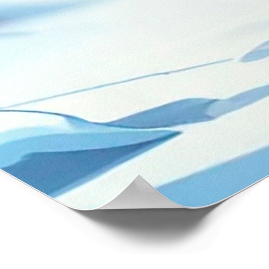 サンタクロース&ガールと抱き枕 ポスター (角)