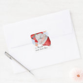 サンタクロース・キッズクリスマス スクエアシール (封筒)