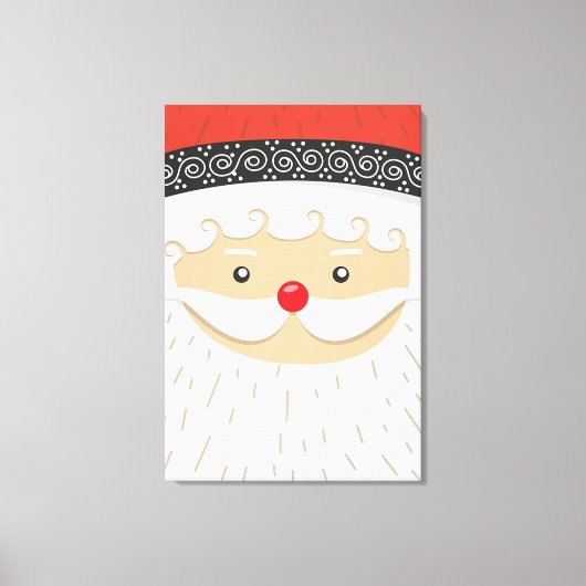 サンタクロース キャンバスプリント (正面)