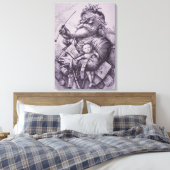 サンタクロース キャンバスプリント (インサイチュ (寝室))