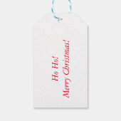 サンタクロース ギフトタグ (裏面)