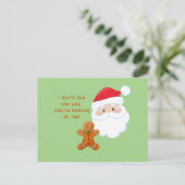 サンタクロース&ギンガーブレッドボーイ シーズンポストカード (スタンド正面)