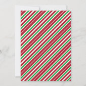 サンタクロース・クリスマスからの手紙 招待状 (裏面)