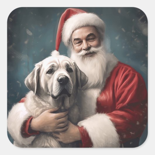 サンタクロース・クリスマスとアナトリアの羊飼い スクエアシール (正面)