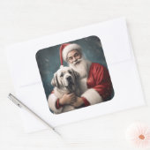 サンタクロース・クリスマスとアナトリアの羊飼い スクエアシール (封筒)