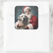 サンタクロース・クリスマスとアナトリアの羊飼い スクエアシール (バッグ)