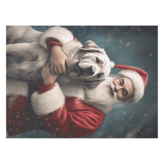 サンタクロース・クリスマスとアナトリアの羊飼い テーブルクロス (正面(横))