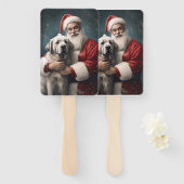 サンタクロース・クリスマスとアナトリアの羊飼い ハンドファン (正面&裏面)