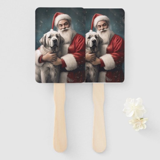 サンタクロース・クリスマスとアナトリアの羊飼い ハンドファン (正面&裏面)