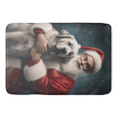 サンタクロース・クリスマスとアナトリアの羊飼い バスマット (正面)