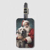 サンタクロース・クリスマスとアナトリアの羊飼い ラゲッジタグ (正面縦)