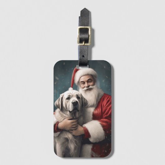 サンタクロース・クリスマスとアナトリアの羊飼い ラゲッジタグ (正面縦)