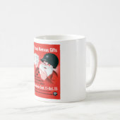 サンタクロース-クリスマスの海外ギフト コーヒーマグカップ (正面右)