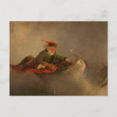 サンタクロース、クリスマスイブby William H. Beard ポストカード (正面)