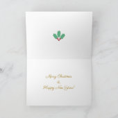 サンタクロース クリスマスカード (内部)