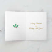 サンタクロース クリスマスカード (内部)